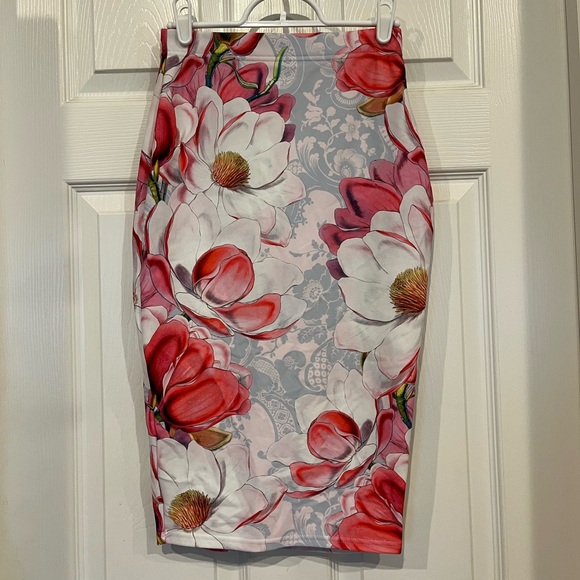 Blackmilk Dresses & Skirts - Black Milk Clothing Magnolia Pencil Midi Skirt S